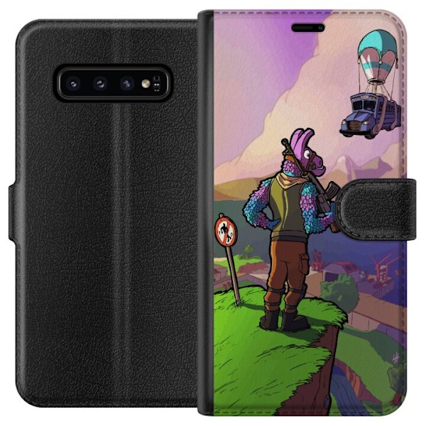 Samsung Galaxy S10 Plånboksfodral Fortnite