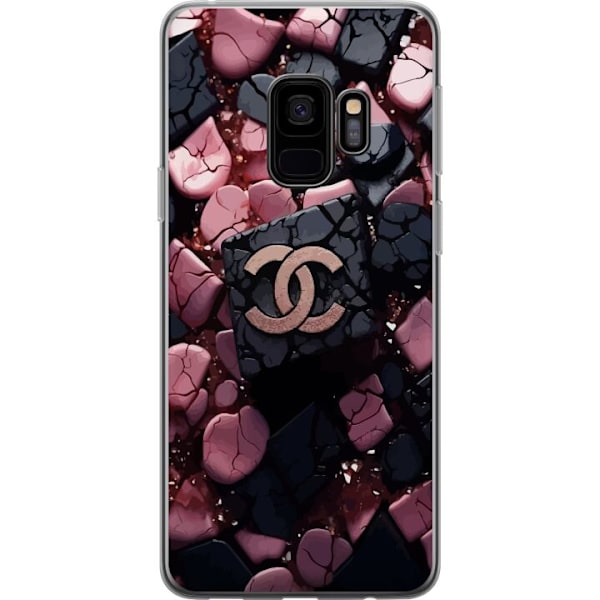 Samsung Galaxy S9 Gjennomsiktig deksel Chanel Svart og Rosa