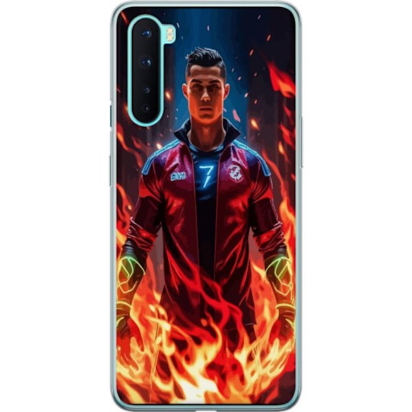 OnePlus Nord Gjennomsiktig deksel Ronaldo Inferno - fotballhel