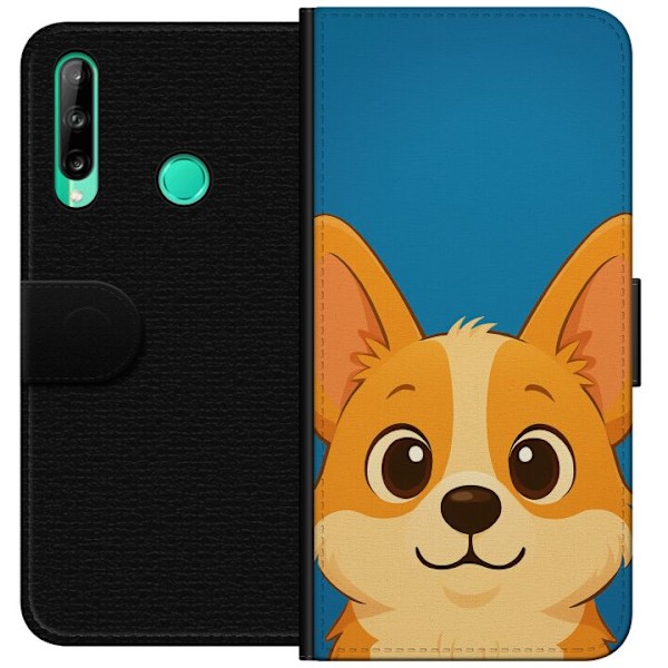 Huawei P40 lite E Plånboksfodral Hello Corgi