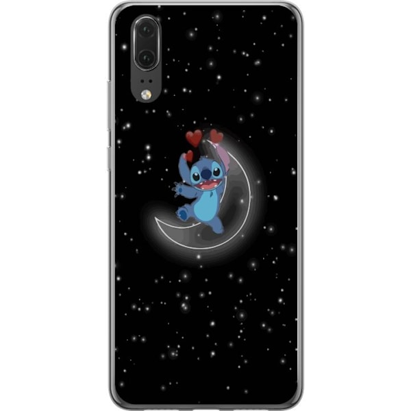 Huawei P20 Genomskinligt Skal Stitch