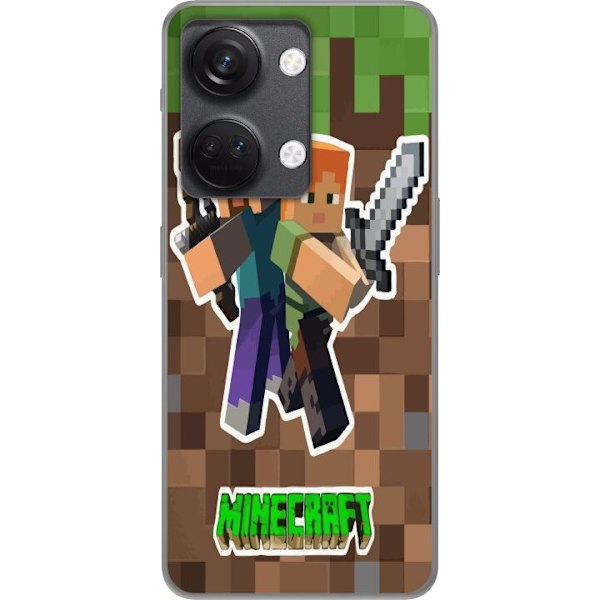 OnePlus Nord 3 Läpinäkyvä kuori Minecraft