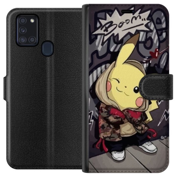 Samsung Galaxy A21s Tegnebogsetui Pokemon