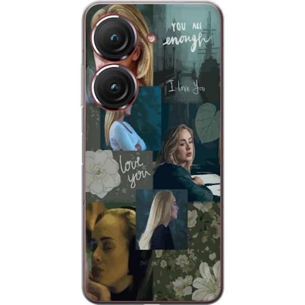 Asus Zenfone 9 Gjennomsiktig deksel Adele