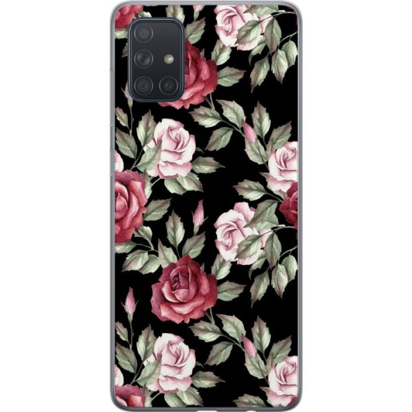 Samsung Galaxy A71 Cover / Mobilcover - Blomster