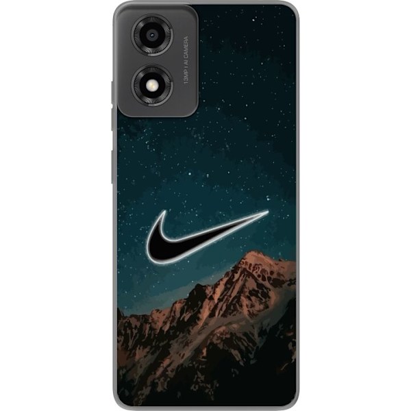 Motorola Moto E14 Gjennomsiktig deksel Nike