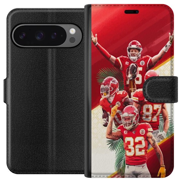 Google Pixel 9 Pro XL Lompakkokotelo Kansas City Chiefs (NFL)