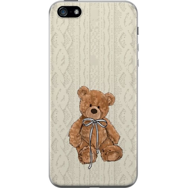 Apple iPhone 5 Gjennomsiktig deksel Liten Bamse – klassisk bamse i enkel design