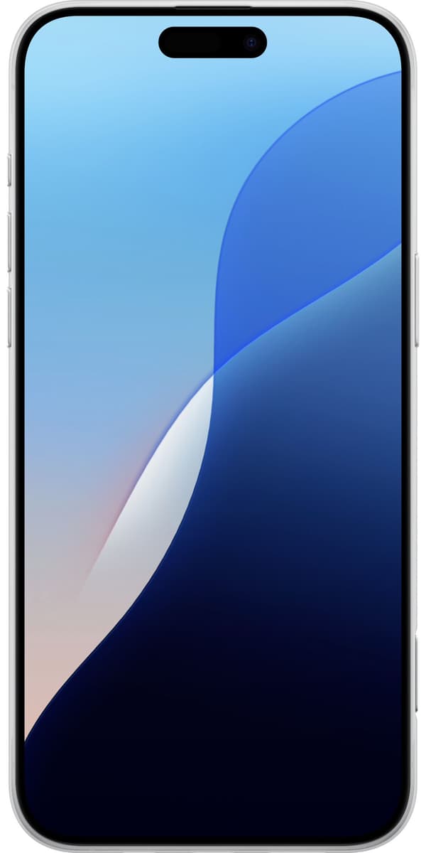 Kompatibelt Mobilskal till Apple iPhone 16 Pro Max Vit spelvinge - Vitt motiv med vit P-vinge. vit