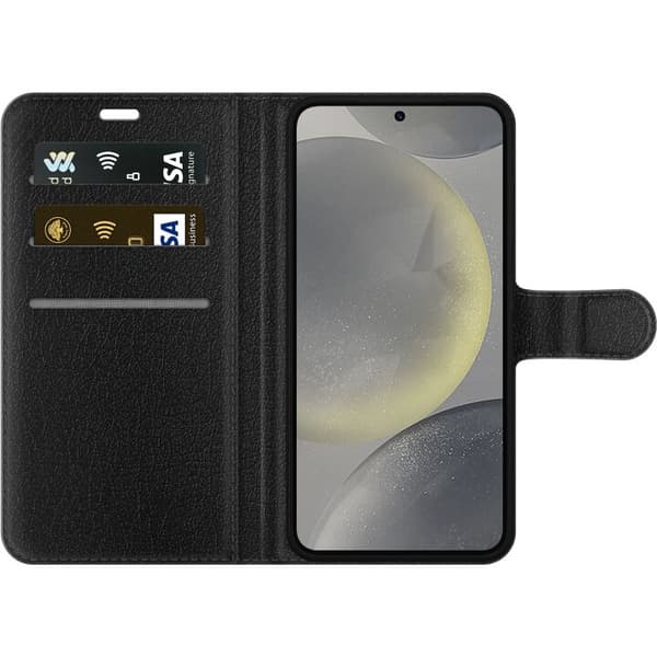 Kompatibel Tegnebogsetui til Samsung Galaxy S24 KATSEYE sort