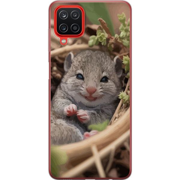 Samsung Galaxy A12 Gennemsigtig cover Rotte Smilende Dyremotiv By Motiv Urban Grafisk Design Populært Sjovt Motiv Kunstart Stil