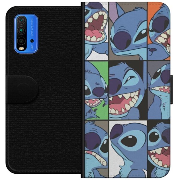 Xiaomi Redmi Note 9 4G Lommeboketui Stitch Ram