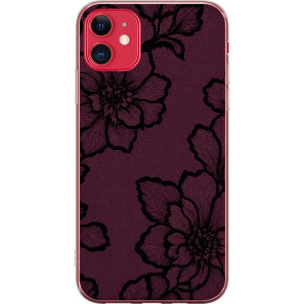 Kompatibelt Mobildeksel til Apple iPhone 11 Bjørnebærblomst lila