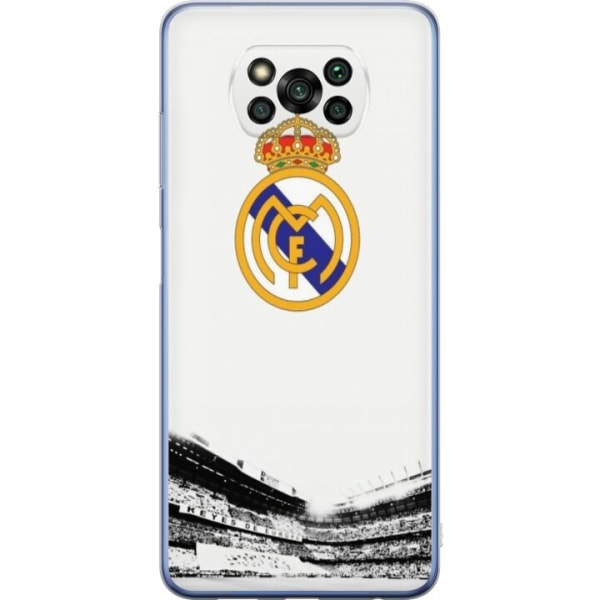 Xiaomi Poco X3 Pro Gennemsigtig cover Real Madrid