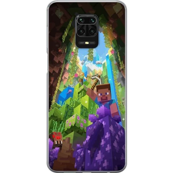 Kompatibelt Mobilskal till Xiaomi Redmi Note 9S Minecraft