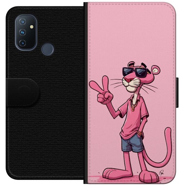 OnePlus Nord N100 Tegnebogsetui Pink Panter Peace