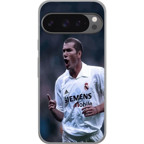 Google Pixel 9 Pro XL Gennemsigtig cover Zinedine Zidane (Real