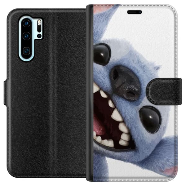 Kompatibelt Lommeboketui til Huawei P30 Pro Lilo & Stitch