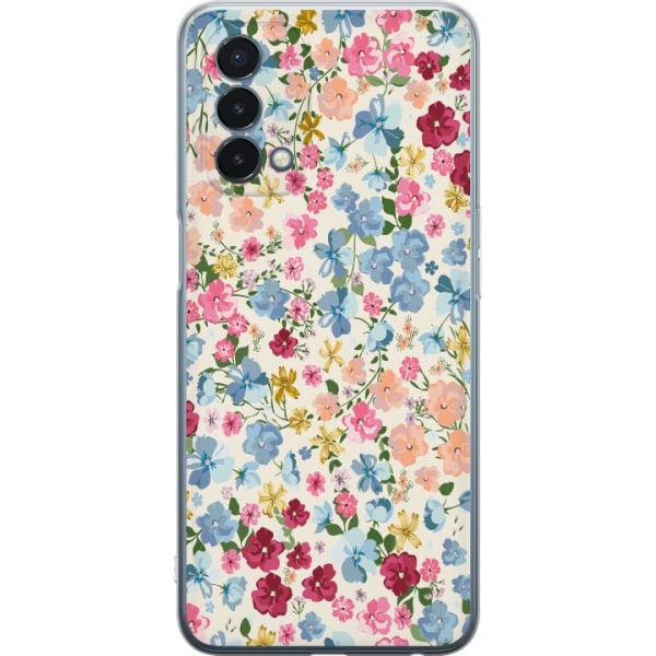 OnePlus Nord N200 5G Cover / Mobilcover - Blomster