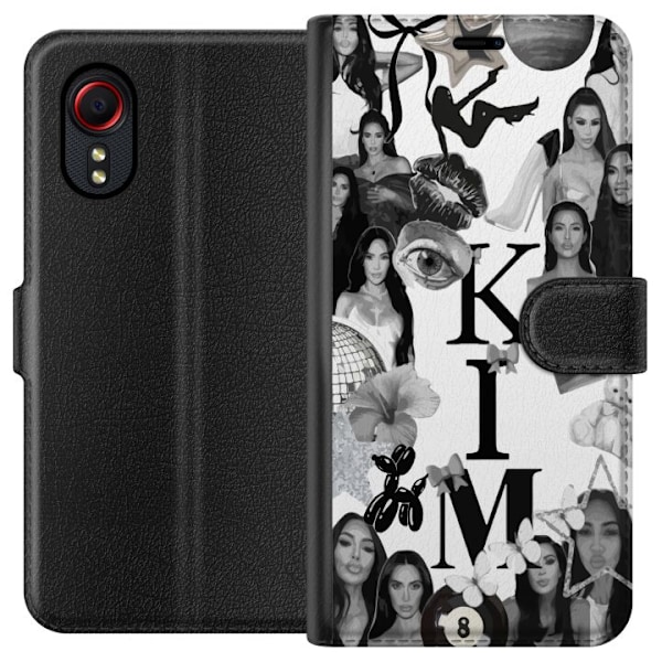Samsung Galaxy Xcover 5 Tegnebogsetui Kim Kardashian – Aesth