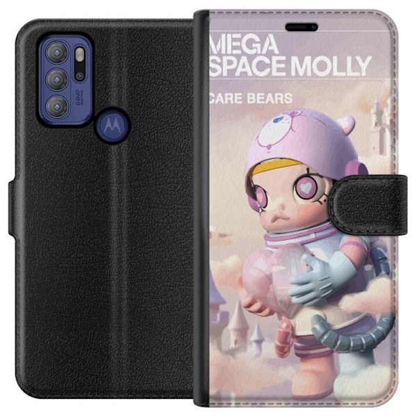 Motorola Moto G60S Lompakkokotelo Mega Space Molly Care Bears