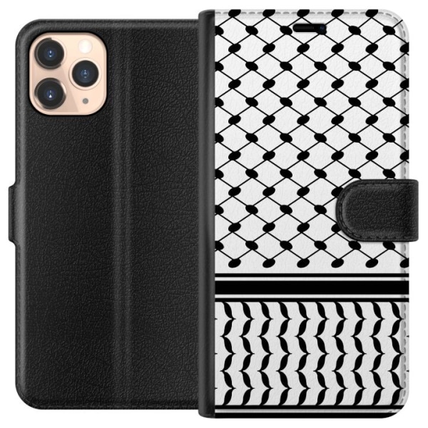 Apple iPhone 11 Pro Plånboksfodral Keffiyeh mönster