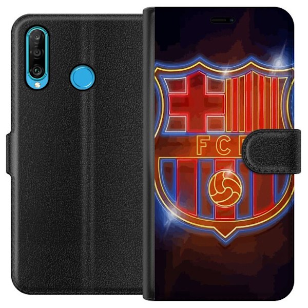 Huawei P30 lite Lompakkokotelo FC Barcelona