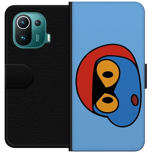 Xiaomi Mi 11 Pro Plånboksfodral Bold Bot Head