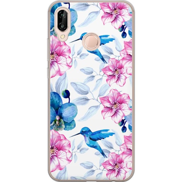Huawei P20 lite Läpinäkyvä kuori Kolibri