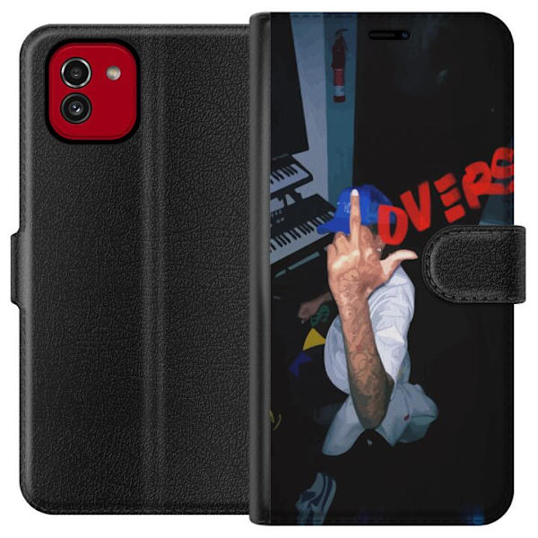 Samsung Galaxy A03 Tegnebogsetui Kærlighed Mystik Design Romantisk Motiv Populært Grafisk Mønster Mode Stil