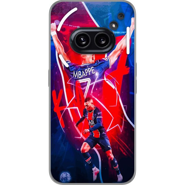 Nothing Phone (2a) Gennemsigtig cover Kylian Mbappé