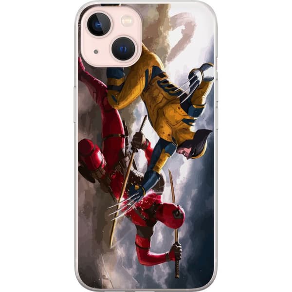 Kompatibel Mobilcover til Apple iPhone 13 Wolverine Deadpool