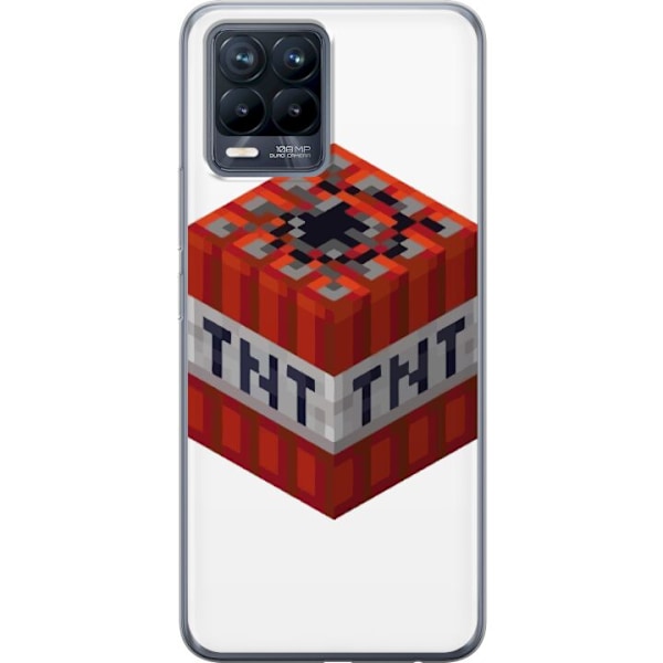 Realme 8 Gjennomsiktig deksel Minecraft TNT