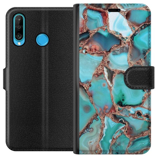 Huawei P30 lite Lompakkokotelo Santorini