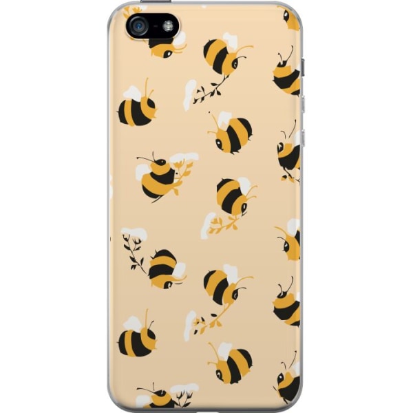 Apple iPhone 5 Gjennomsiktig deksel Binkle Bee Mønster