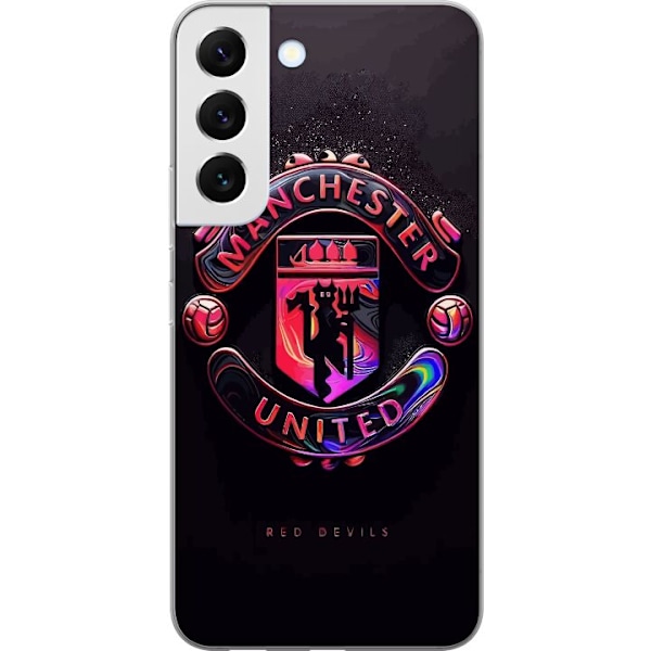 Samsung Galaxy S22+ 5G Gennemsigtig cover Manchester United