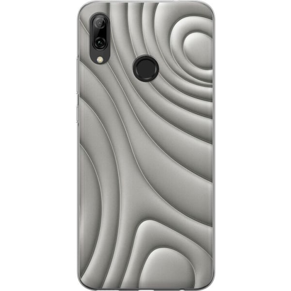 Huawei P smart 2019 Gennemsigtig cover Sølvbølger