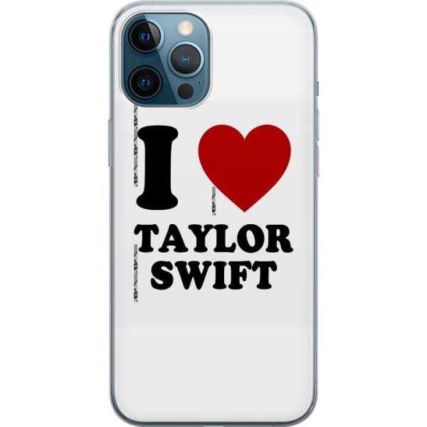 Apple iPhone 12 Pro Max Genomskinligt Skal Taylor Swift