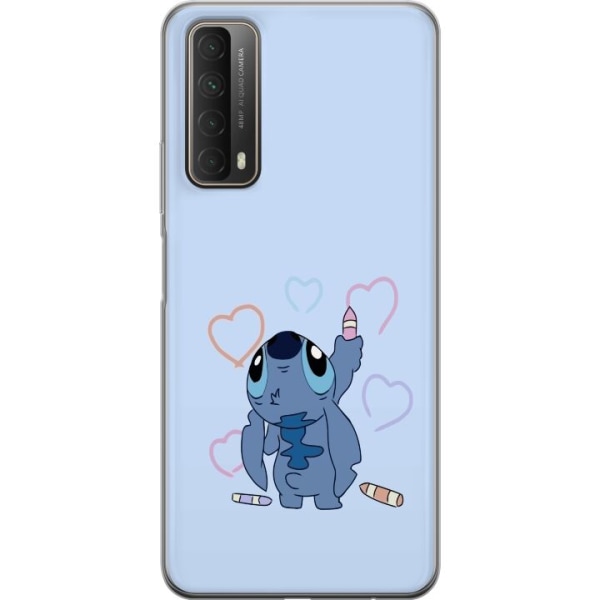 Huawei P smart 2021 Läpinäkyvä kuori Stitch Sydämet