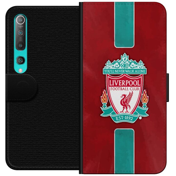 Xiaomi Mi 10 5G Tegnebogsetui Liverpool FC - Klassisk Fodbolds