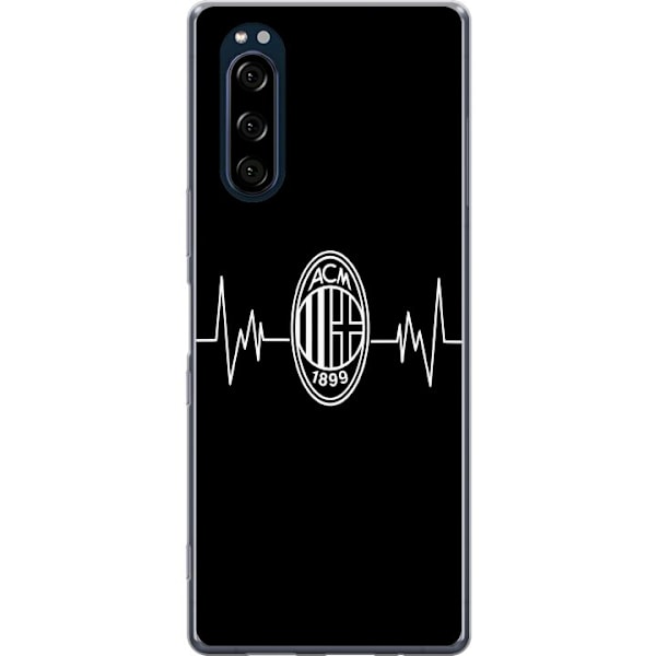 Sony Xperia 5 Läpinäkyvä kuori AC Milan