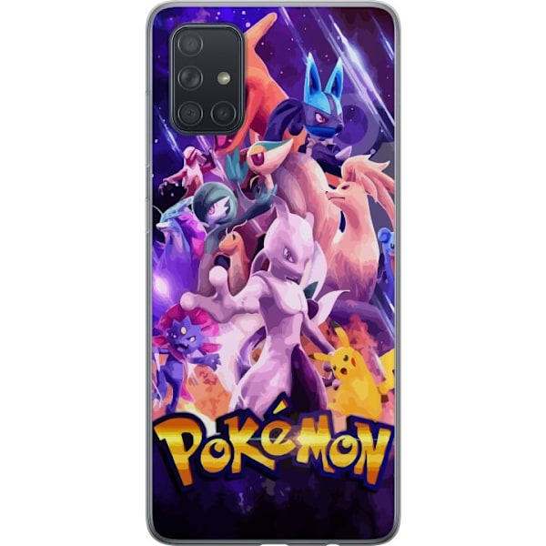 Samsung Galaxy A71 Gjennomsiktig deksel Pokemon