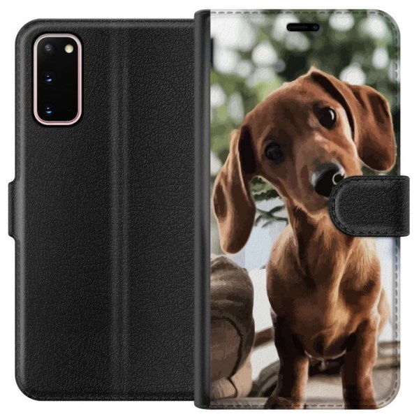 Samsung Galaxy S20 Plånboksfodral Yngre Hund