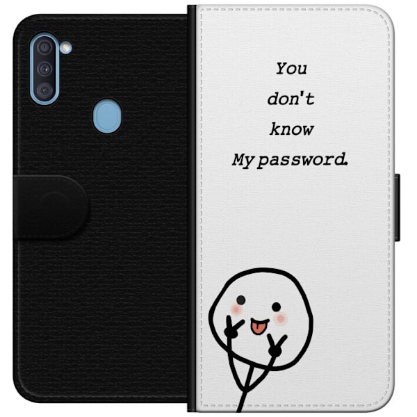 Samsung Galaxy A11 Plånboksfodral You Don’t Know My Passwor