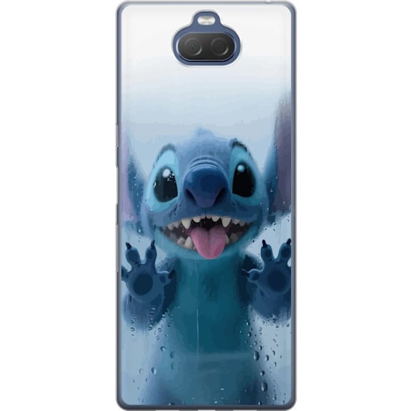 Sony Xperia 10 Plus Genomskinligt Skal Stitch Window View – Stitch vid ett fönster i söt stil