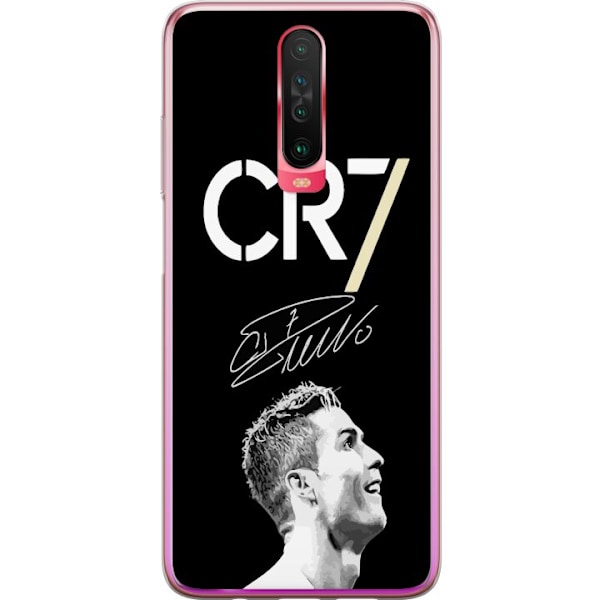 Xiaomi Redmi K30 Genomskinligt Skal CR7 Ronaldo