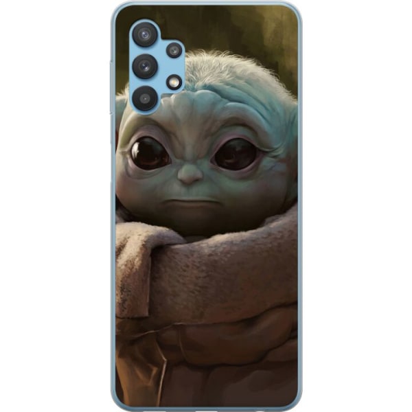 Samsung Galaxy A32 5G Läpinäkyvä kuori Baby Yoda