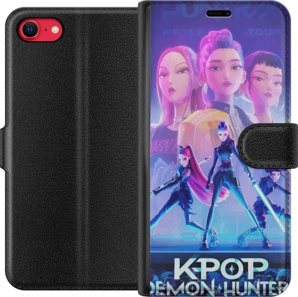 Kompatibelt Lommeboketui til Apple iPhone 8 Trendy KPop Demon Hunters dukkefigur