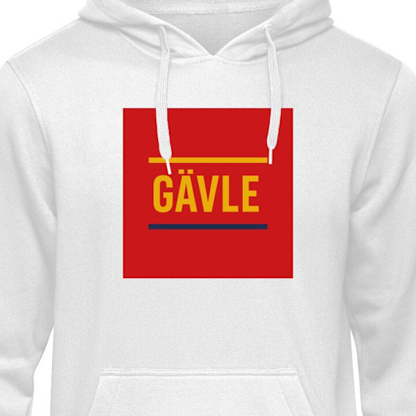 Hoodie för Vuxen | Bekväm Huvtröja Gävle – Hockey vit XL