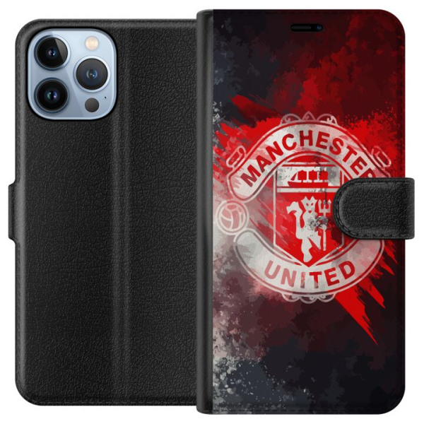 Apple iPhone 13 Pro Max Lommeboketui Manchester United FC